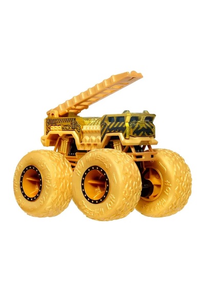 5alarm Gold 1/1 Monster 5 Alarm Trucks Hot Wheels Mattel Car Diecast 1:64