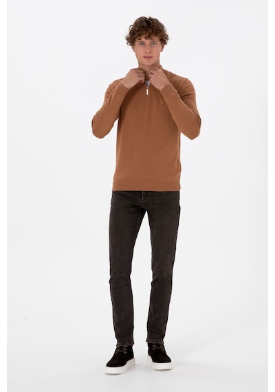 U.S. Polo Assn. Erkek Kahverengi Slim Fit Jean Pantolon 50308299-DN0031
