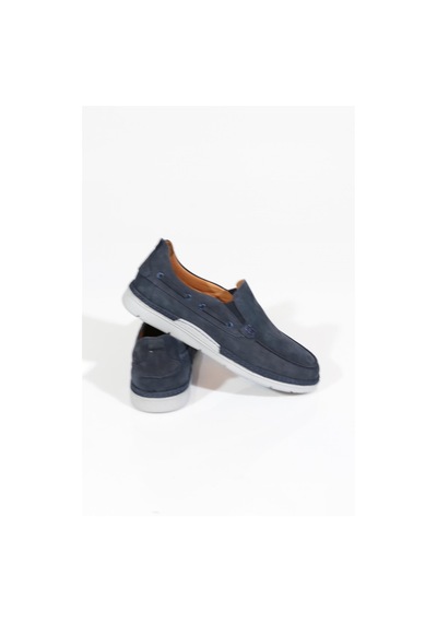 Dgn 24117 Erkek Comfort Ayakkabi Lacivert Nubuk