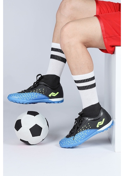 Jump 29673 Çoraplı Mavi - Siyah Halı Saha Krampon Futbol Ayakkabısı