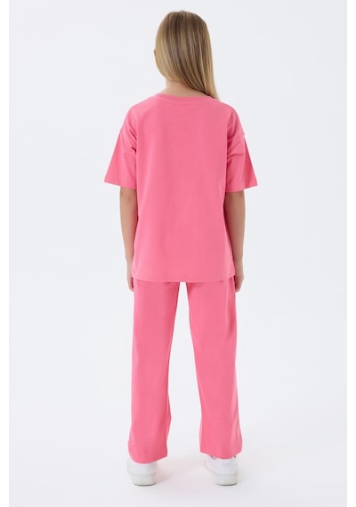 U.s. Polo Assn. Kız Çocuk Pembe Pijama Takım Us2509-c-v1 Pembe