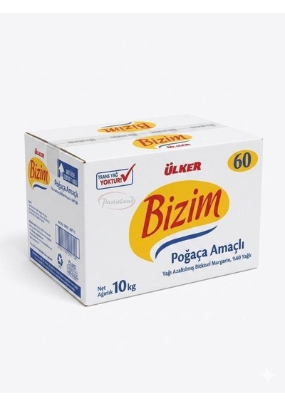 Ülker Bizim Poğaça Amaçlı Bitkisel Margarin 10 Kg