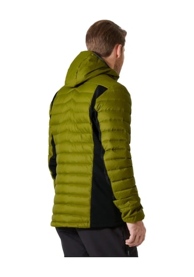 Helly Hansen Verglas Hooded Down Hybrid Insulator Jacket Erkek Mont Hha.63007.461 Yeşil Siyah