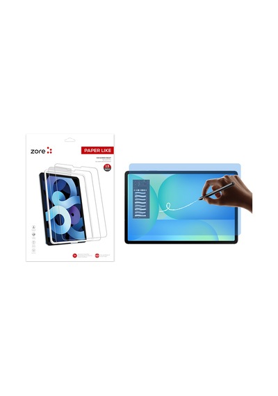 Samsung Uyumlu Galaxy Tab S10 Fe Plus Kağıt Hisli Mat Zore Paper-like Ekran Koruyucu