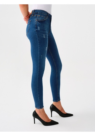 Nicole Skinny Fit Kadın Pantolon Denim