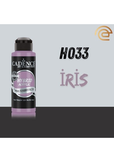 Cadence Hybrid Multisurface Akrilik Boya 120 Ml H033 İris H033 Hyrid