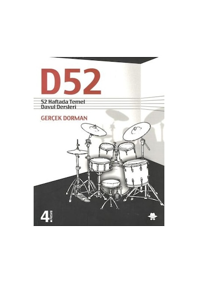 D52 - 52 Haftada Temel Davul Dersleri - Gerçek Dorman - Görünmez Adam Yayıncılık