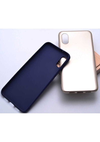 Xiaomi Mi 8 Pro Kılıf Zore Premier Silikon Kapak Mürdüm