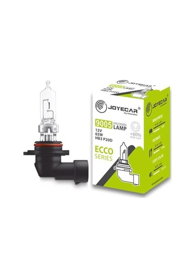 9005 Hb3 P20d Halojen Far Ampulü, 12v 65w, Ecco Serisi,%60 Daha Fazla Işık