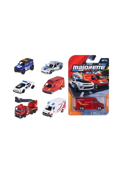 8503000003038 Rescue Premium Cars 6-asst Kırmızı