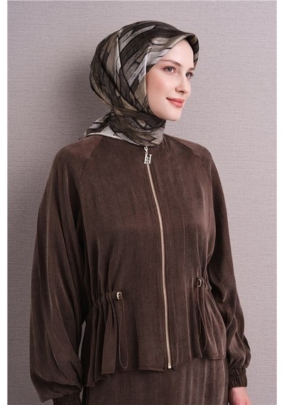 Armine Saf İpek Sura Eşarp 9612d 04 Koyu Lacivert Siyah