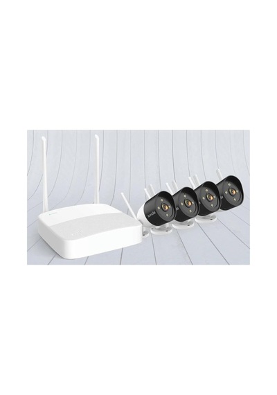 K4w-3tc 4 Kanal Nvr Kayıt Cihazı + 4 Adet Outdor Ip Wifi Bullet Kamera Set