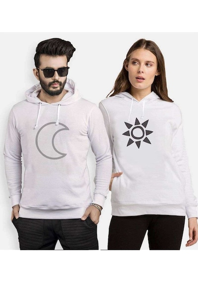Tshirthane Gecem Gündüzüm Sevgili Kombinleri Kapüşonlu Kombini