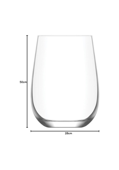 Gaia 6'lı Goblet Şeffaf