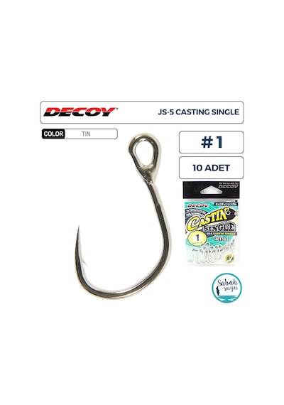 Decoy Js-5 Casting Single Tekli İğne 1 10 Adet