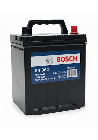 Bosch S4 062 12 V 40 Ah 350 A Dar İnce Düz Akü