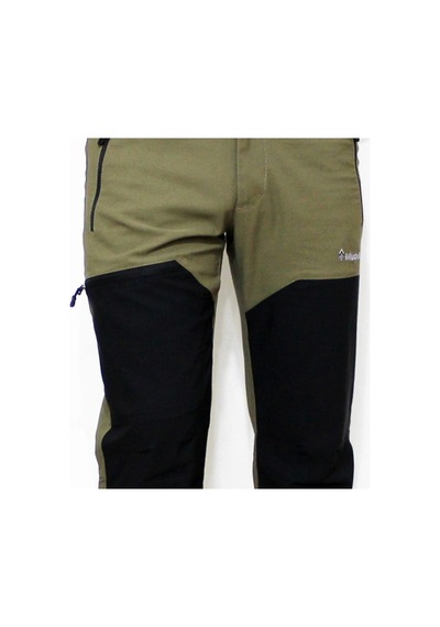 Mudwill Alpin Likralı Erkek Outdoor Pantolon Haki-Siyah Haki