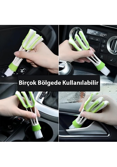 Oto Uyumlu Araç Temizlik Fırçası Araba Klima Temizleme Toz Alma F