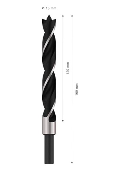 Ahşap Matkap Ucu 15 160 Mm