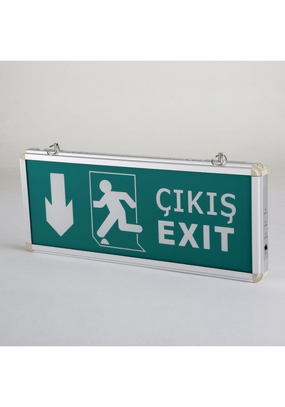 Cata Exıt Acil Çıkış Yönlendirme Armatürü Çift Yönlü Ledli Şarjlı Ct-9167