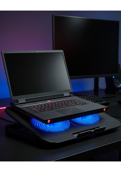 Laptop Soğutucu Stand Çift Fanlı 17 İnç Uyumlu Uczzzn99bilgisayarfanı-1