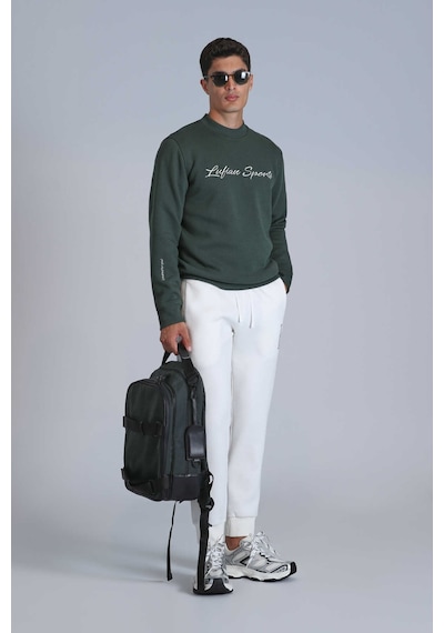 Lufian Erkek Loved Sweatshirt 112030137 Çimen Yeşili Çimen Yeşili
