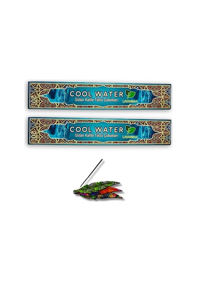 Layansaa Çubuk Tütsü Cool Water 40 Adet 2 Paket + Tütsülük 1 Adet