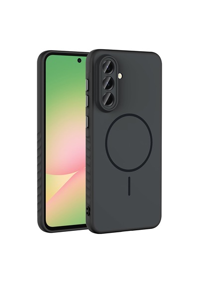 Galaxy Uyumlu A56 Kılıf Kamera Lens Korumalı Magsafe Destekli Silikon Pazarplus Lacivert
