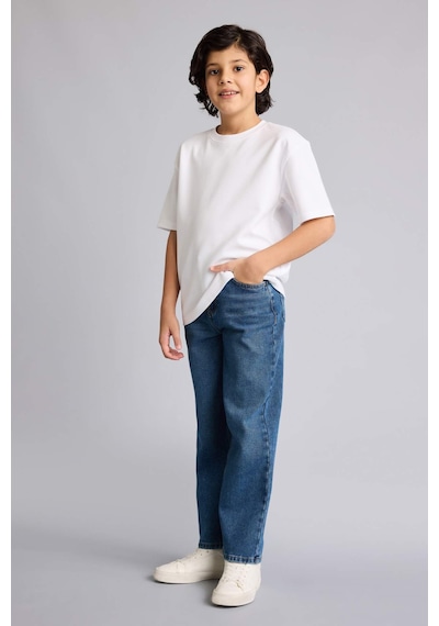 Defacto Straıght Fıt Düz Paça Jean Pantolon Erkek Çocuk F9953a826spnm84 İndigo-nm84