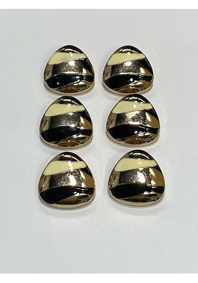 Metal Düğme/kaban Manto Boyu/ 6 Lı Set/2,5 Cm/jx006