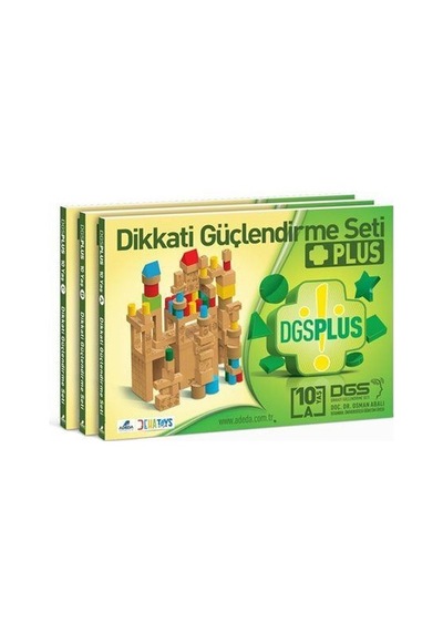 Dikkati Güçlendirme Seti Plus 10 Yaş (3 Kitap - Ahşap Materyal...