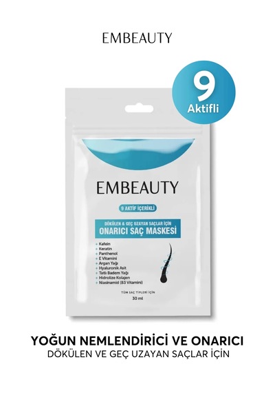 Embeauty 9 Aktifli Onarıcı Saç Maskesi 30 ML