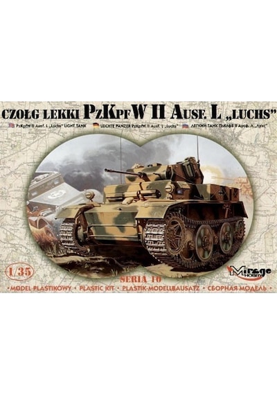 Mirage 35107 1/35 Ölçek, Pzkpfw Iı Ausf L Luchs Light Tank, Plastik Model Kiti-49808