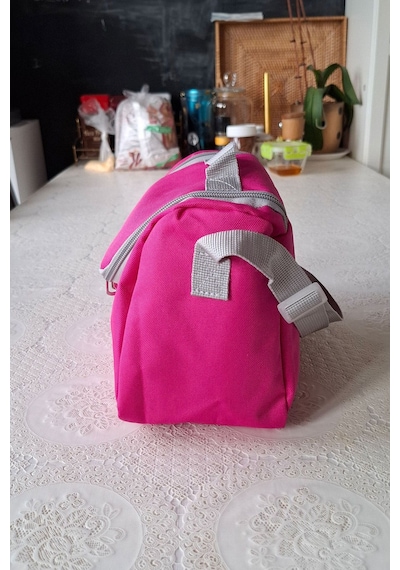 Termoslu Okul Beslenme Çantası Fuşya/koyu Pembe Termal Lunch Box Çocuk Yetişkin Fuşya