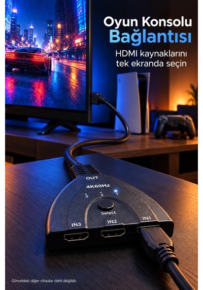 Hdmı Switch Hdr Ve Yuv 4:4:4 Destekli Seçici