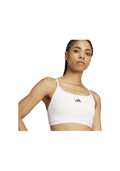 Adidas Aeroreact Training 3-stripes Sporcu Sütyeni Jg1403 Beyaz