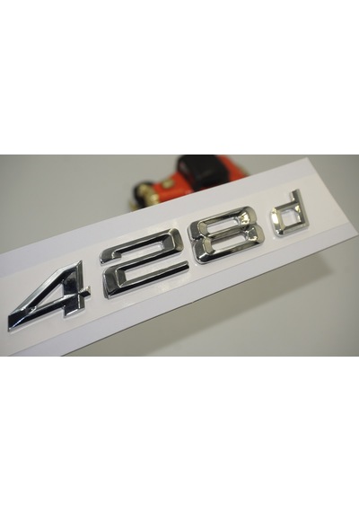 Bmw 428D Bagaj Krom Metal 3M 3D Yazı Logo