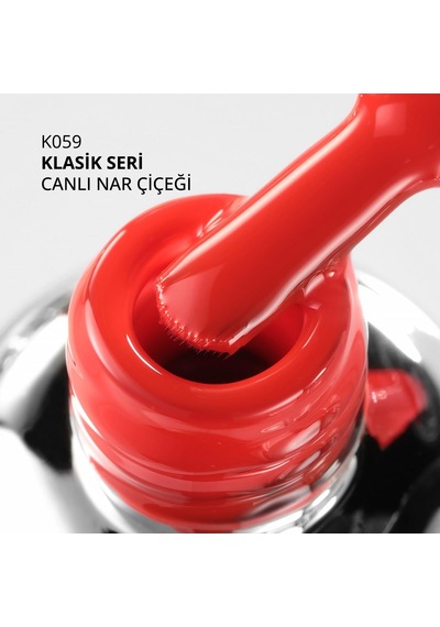 Kalıcı Oje K059, Canlı Nar Çiçeği, 4 Ml Diğer