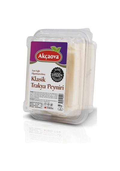 Akçaova Trakya Klasik Beyaz Peynir 600 Gr. 2 Li