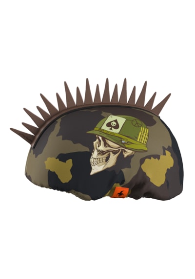 Maskara Extreme Mohawk Kask Kılıfı, Snowboard Kayak Bisiklet Kask Kılıfı Haki