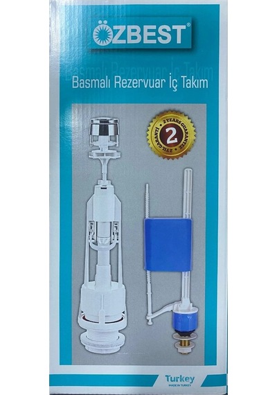 Özbest Su Tasarruflu Basmalı Klozet Rezervuar İç Takımı - Uyumlu Ve Dayanıklı Renkli