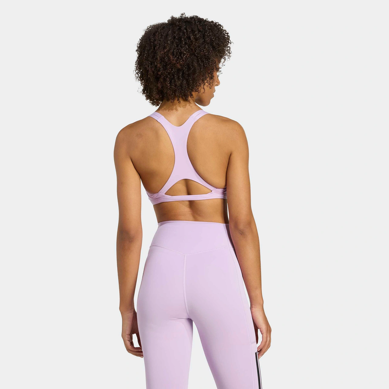 Adidas Aeroimpact Luxe Training Light Support Kadın Mor Antrenman Bra Ka3794