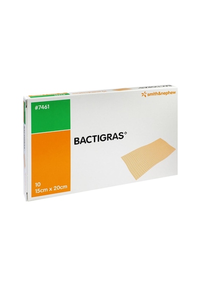 Smith&Nephew Bactigras Parafinli Yara Örtüsü 15 x 20 10 Adet