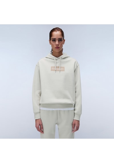 Napapijri B-box Logo H W Kadın Bej Sweatshirt Düz Np0a4hyqn901 Bej