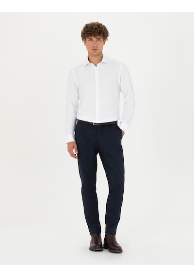 Pierre Cardin Erkek Beyaz Gömlek Desenli 50275517-vr013 Beyaz