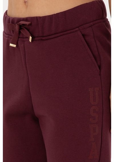 U.S. Polo Assn. Kadın Bordo Jogger Eşofman Altı 50307736-VR177