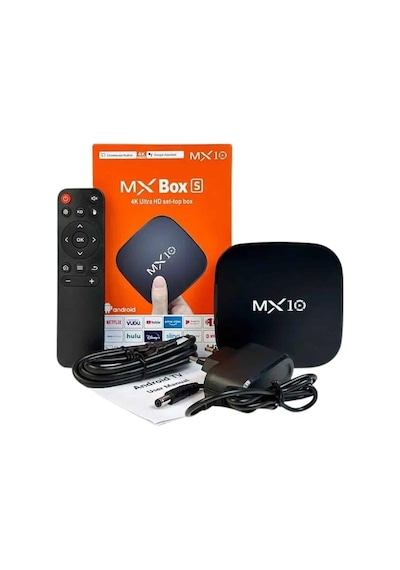Flzdgnkr 2.4g Wifi Tv Box Medya Oynatıcı Tv Uyumlu Mx Box Kutusu Android Tv