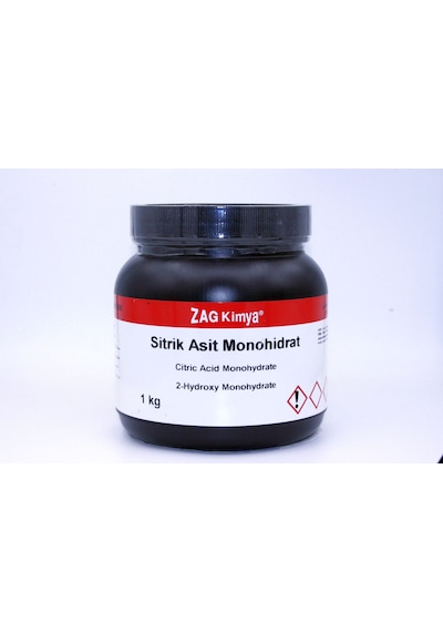 Zag Kimya Sitrik Asit Monohidrat %98 Food Grade 1 KG