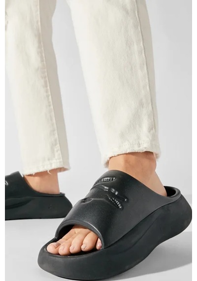 Lacoste Serve Slide 3.0 Unisex Terlik Siyah