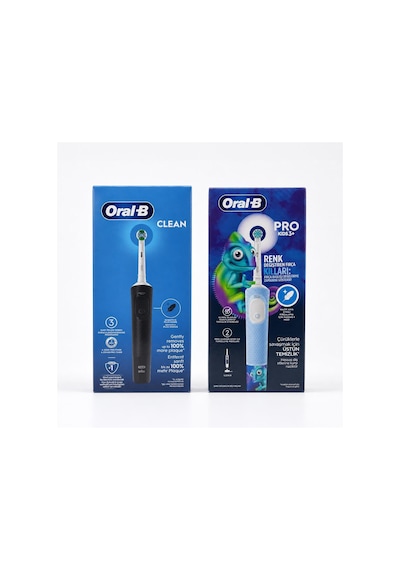 Oral-b D103 Vitality Pro Clean + Kids Şarjlı Diş Fırçası 2'li Avantaj Paketi